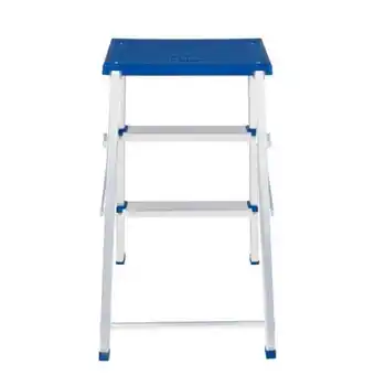 Easy Banqueta de aluminio mor de 3 escalones gris 59x42x65cm oferta