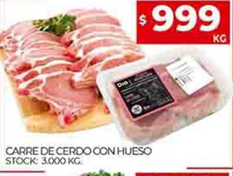 Supermercados DIA Carre de Cerdo Con Hueso oferta