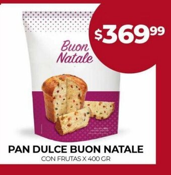 Supermercados Tadicor Pan Dulce Buon Natale oferta