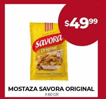 Supermercados Tadicor Mostaza Savora Original oferta