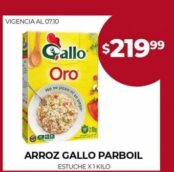 Supermercados Tadicor Arroz Gallo Parboil oferta