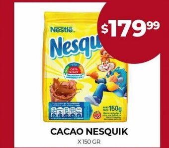 Supermercados Tadicor Cacao Nesquik oferta