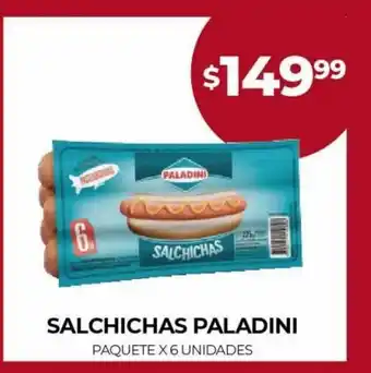 Supermercados Tadicor Salchichas Paladini oferta