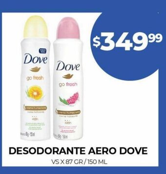 Supermercados Tadicor Desodorante Aero Dove oferta