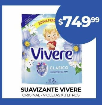 Supermercados Tadicor Suavizante Vivere oferta
