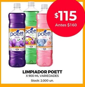 Supermercados Tadicor Limpiador Poett oferta