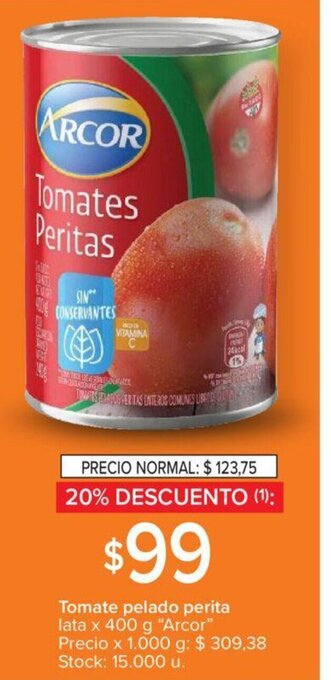 Carrefour Tomate Pelado Perita oferta