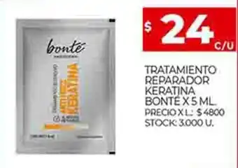 Supermercados DIA Tratamiento Reparador Keratina Bonte X 5 ML oferta