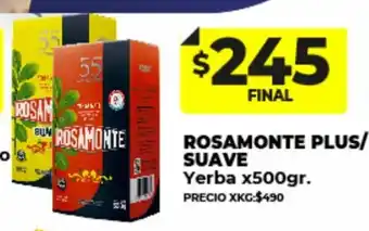 Supermayorista Vital Rosamonte Plus/Suave oferta