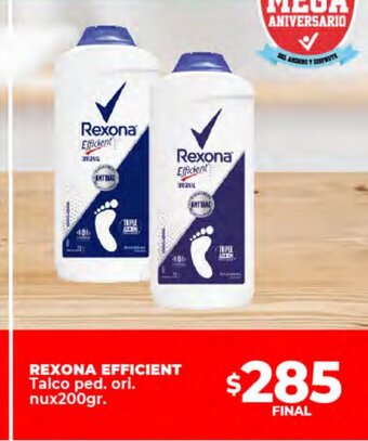 Supermayorista Vital Rexona Efficient oferta
