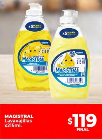 Supermayorista Vital Magistral Lavavajillas x 215ml oferta