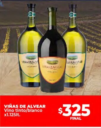 Supermayorista Vital Viñas de Alvear Vino Tinto/Blanco x 1.125Lt oferta