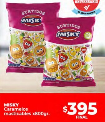 Supermayorista Vital Misky Caramelos Masticables x 800gr oferta