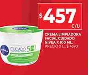 Supermercados DIA Crema Limpiadora Facial Cuidado Nivea X 100 ML oferta