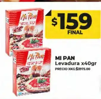 Supermayorista Vital Mi Pan Levadura x 40gr oferta