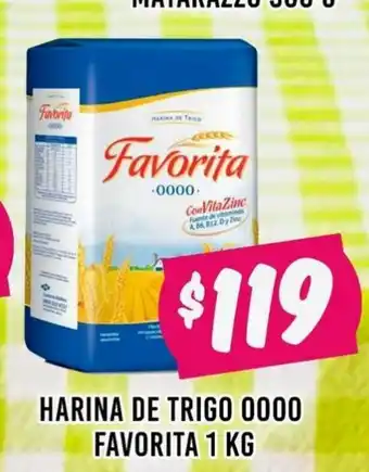 Supermercados Zeta Harina de Trigo 0000 Favorita 1 kg oferta