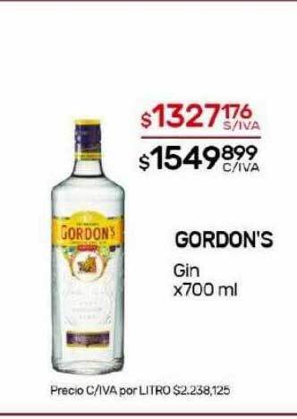Nini Mayorista Gordon's gin oferta