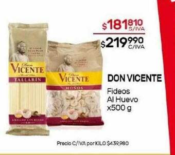Nini Mayorista Don vicente fideos al huevo oferta