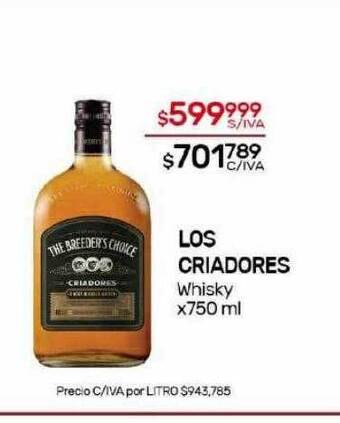 Nini Mayorista Los criadores whisky oferta