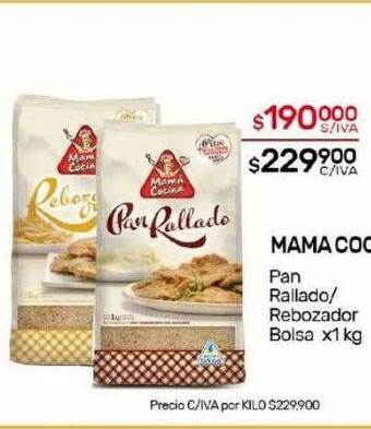 Nini Mayorista Mama cocina pan rallado rebozador oferta