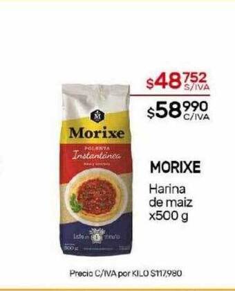 Nini Mayorista Morixe harina de maiz oferta