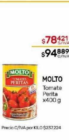 Nini Mayorista Molto tomate perita oferta