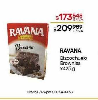 Nini Mayorista Ravana bizcochuelo brownies oferta