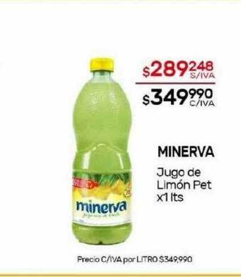 Nini Mayorista Minerva jugo de limón oferta