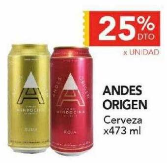 Nini Mayorista Andes origen cerveza oferta