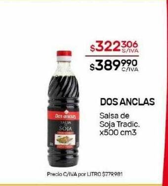 Nini Mayorista Dos anclas salsa de soja tradic oferta