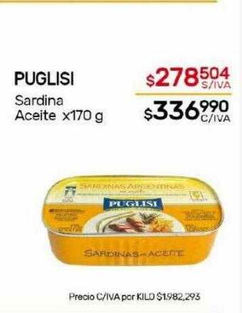 Nini Mayorista Puglisi sardina aceite oferta