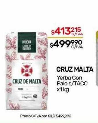 Nini Mayorista Cruz malta yerba con palo s tacc oferta