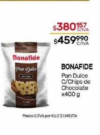 Nini Mayorista Bonafide pan dulce c chips de chocolate oferta