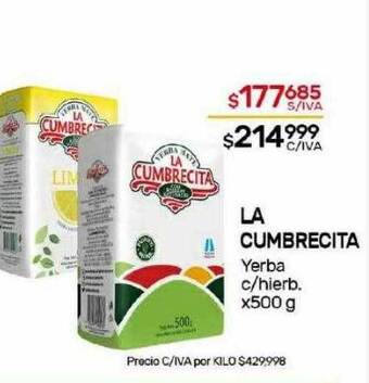 Nini Mayorista La cumbrecita yerba c hierb oferta