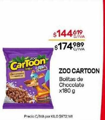 Nini Mayorista Zoo cartoon bolitas de chocolate oferta