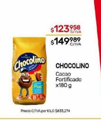 Nini Mayorista Chocolino cacao fortificado oferta