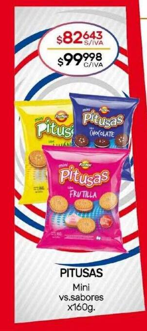 Nini Mayorista Pitusas mini vs sabores oferta