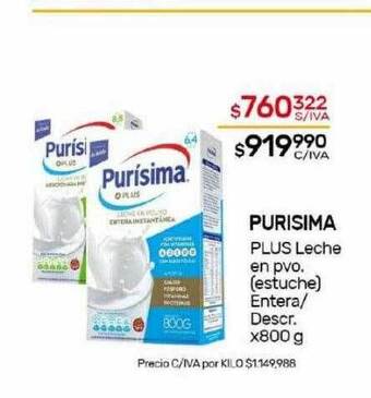 Nini Mayorista Purisima plus leche en pvo oferta