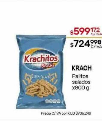 Nini Mayorista Krach palitos salados oferta
