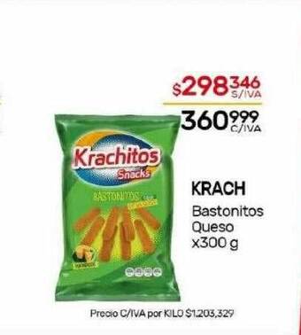 Nini Mayorista Krach bastonitos queso oferta