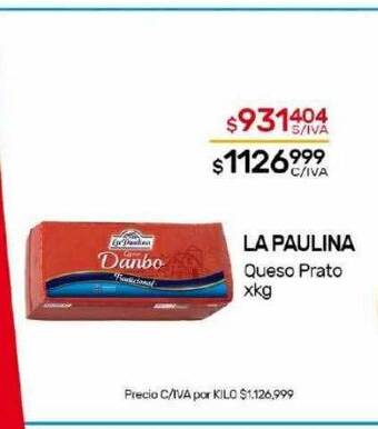 Nini Mayorista La paulina queso prato oferta
