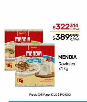 Nini Mayorista Mendia ravioles oferta