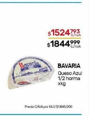 Nini Mayorista Bavaria queso azul 1 2 horma oferta
