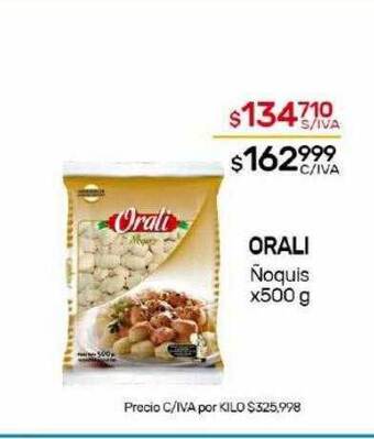 Nini Mayorista Orali ñoquis oferta