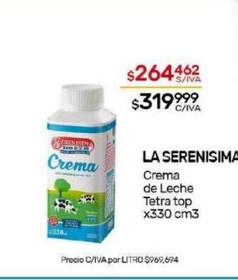 Nini Mayorista La serenisima crema de leche tetra top oferta