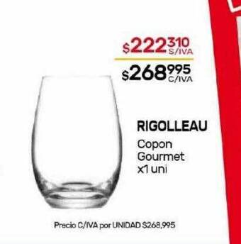 Nini Mayorista Rigolleau copon gourmet oferta
