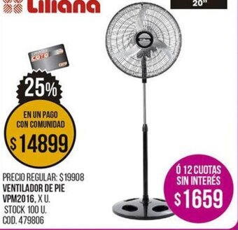 Coto Ventilador de Pie VPM2016 oferta