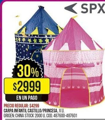 Coto Carpa Infantil Castillo/Princesa oferta