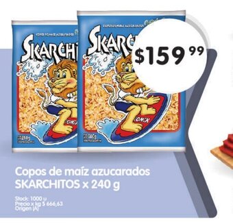 Supermercados Buenos Días Copos de Maiz Azucarados Skarchitos x 240g oferta