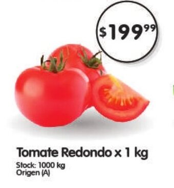 Supermercados Buenos Días Tomate Redondo x 1kg oferta